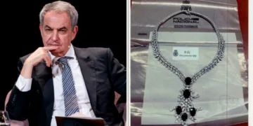Durante el allanamiento de la oficina de Rodríguez Zapatero, en Madrid, se localizaron costosas joyas.