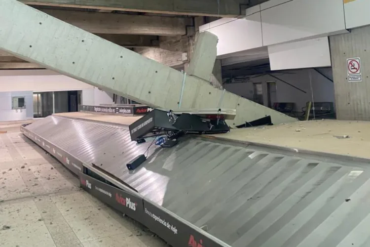 Severos daños sufrió el Aeropuerto Internacional Simón Bolívar de Maiquetía.