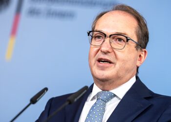 Alexander Dobrindt, ministro del Interior de Alemania.