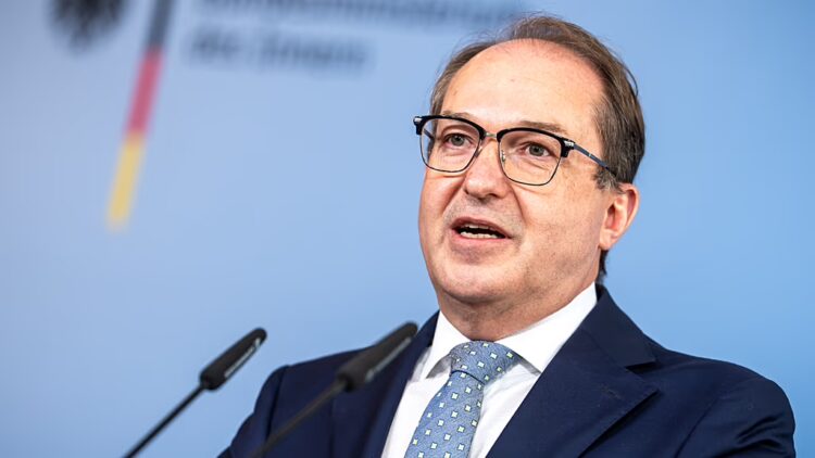 Alexander Dobrindt, ministro del Interior de Alemania.