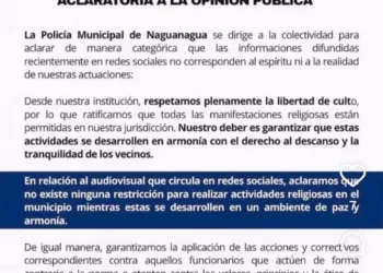 restricción para actividades religiosas