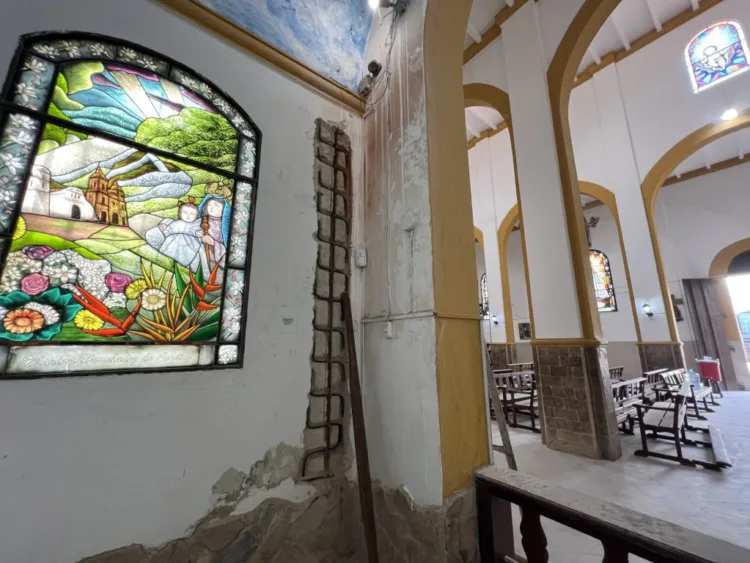 Los trabajos de refaccióin en la iglesia Nuestra Señora de la Begoña terminaron a tiempo para la celebración del día de la patrona de Naguanagua.