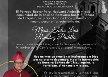 Murió Monseñor Tulio Ramírez