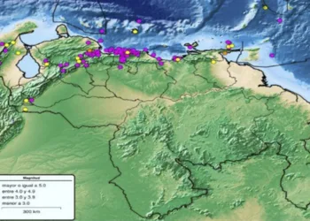 Aunque la actividad es frecuente en localidades del occidente y la región central, en su mayoría se trata de liberación de energía moderada.