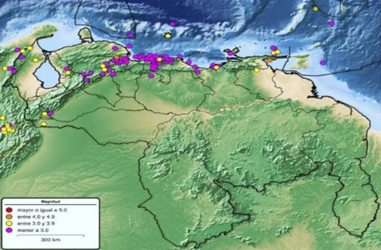 Aunque la actividad es frecuente en localidades del occidente y la región central, en su mayoría se trata de liberación de energía moderada.