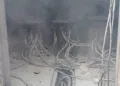 La mañana de este domingo explotó el transformador colocado por Corpoelec ayer sábado.