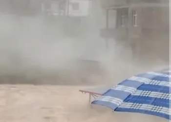 Fuertes lluvias en China