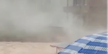 Fuertes lluvias en China