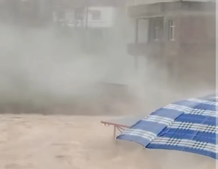 Fuertes lluvias en China