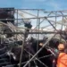 Tres heridos tras colapso de una tarima
