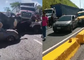 Las autoridades investigan las causas del choque múltiple en la ARC.