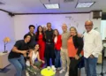 La visita a la sede de Contrapunto.com estuvo marcada por la camaradería.