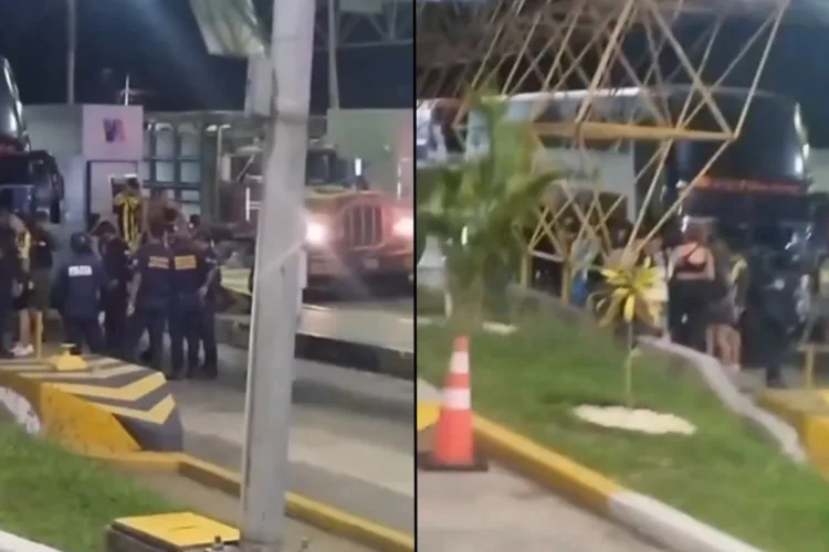 Los autobuses iban de regreso a San Cristóbal tras acudir al encuentro disputado por Carabobo FC por la Liga FUTVE, en Valencia.