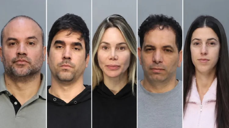 Los detenidos son: Ángel Contreras,
Adriana Gil, Yohana Fernández, Iyad Lama y Alejandro Mollinedo.