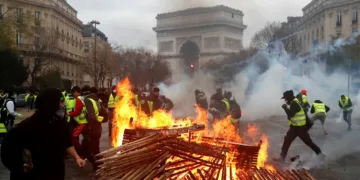 La capitral francesa fue el epicentro del caos este fin de semana.