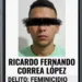 Ricardo Fernando Correa López es el presunto homicida de la empleada de la tienda.