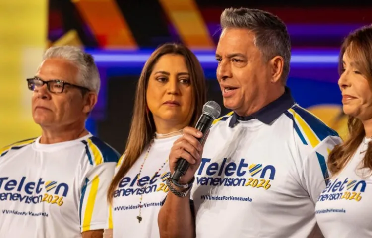 Grandes figuras de la televisión venezolana colaboraron con el evento.